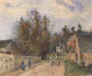 Camille Pissarro The Mailcoach The Road from Ennery to the Hermitage oil